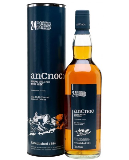 Виски AnCnoc 24 Year Old Single Malt Scotch Whisky 0,7л