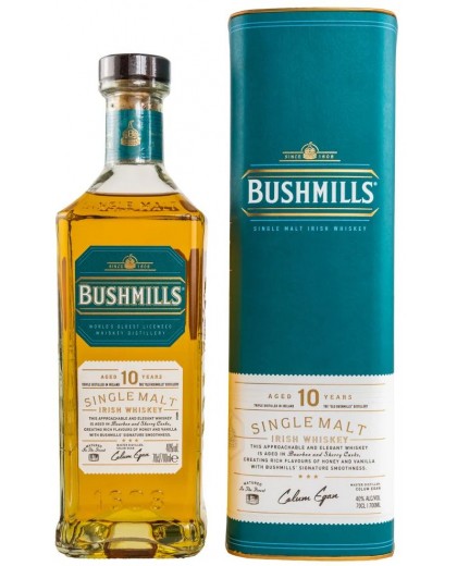 Виски Bushmills 10 лет в коробке 0,7л