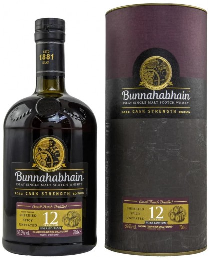 Виски Bunnahabhain 12 YO Cask Strength 2023 60,1% в тубе 0,7л