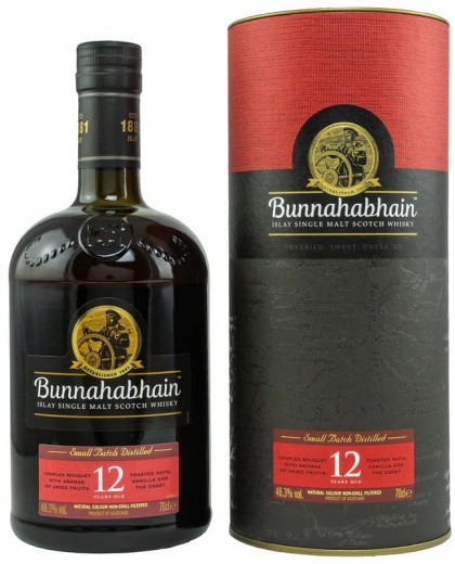 Виски Bunnahabhain 12 лет 46.3% в тубе 0,7л