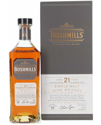 Виски Bushmills 21 Years в коробке 0,7л
