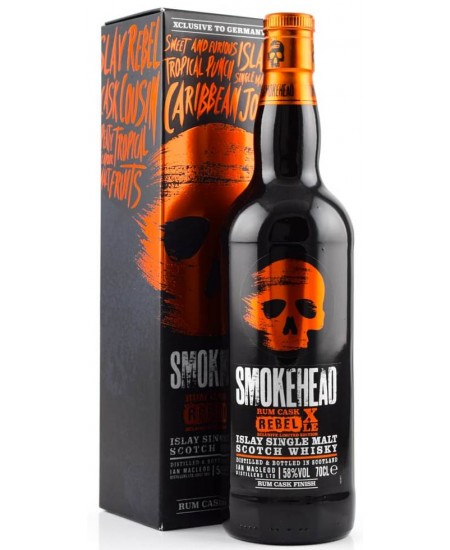 Виски Smokehead Rum Cask Rebel XLE 0,7л