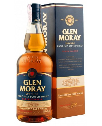 Виски Glen Moray Chardonnay Cask Finish в коробке 0,7л