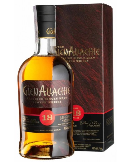 Виски GlenAllachie ГленАллаки 18 лет Single Malt 46% 0,7л