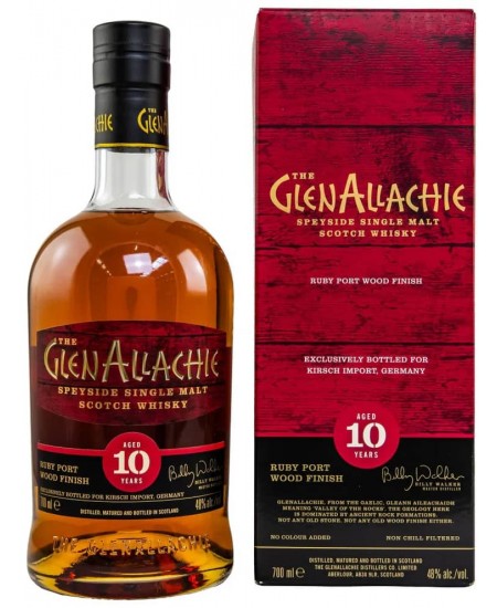 Виски GlenAllachie ГленАллаки 10 Years Ruby Port Wood 48% 0,7л