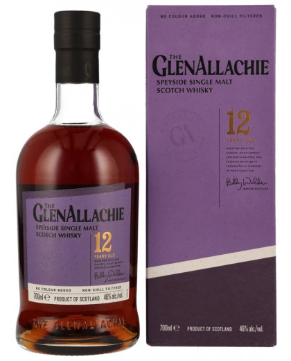 Віскі GlenAllachie ГленАлаки 12 років Single Malt 46% 0,7л