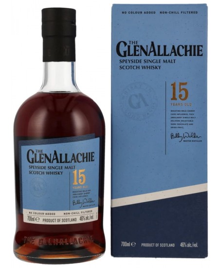 Виски GlenAllachie ГленАллаки 15 лет Single Malt 46% 0,7л