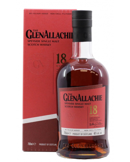 Виски GlenAllachie ГленАллаки 18 лет Single Malt 46% 0,7л