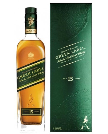 Виски J. Walker Green Label Грин Лэйбл 15 лет 0.7л
