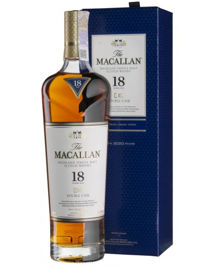 Виски Macallan Double Cask 18 Years Old Макаллан 18 лет 0,7л