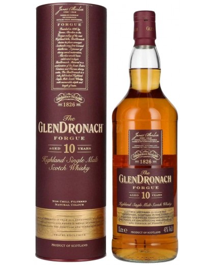 Виски GlenDronach 10 Years Forgue в тубусе 1л