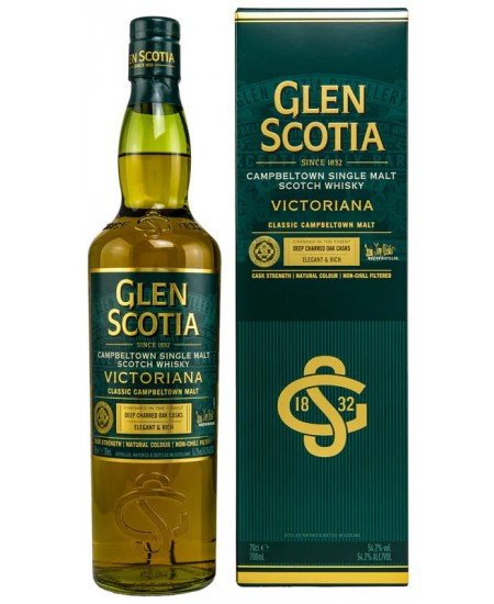 Віскі Glen Scotia Victoriana у коробці 54,2% 0,7л