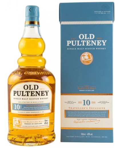 Виски Old Pulteney 10 лет в коробке 1л