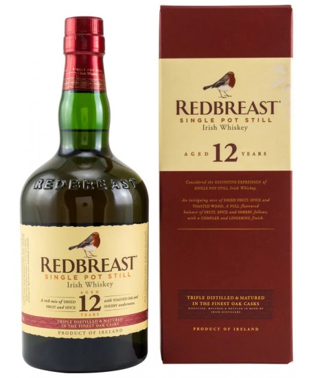 Віскі Redbreast 12 Years у коробці 0,7л