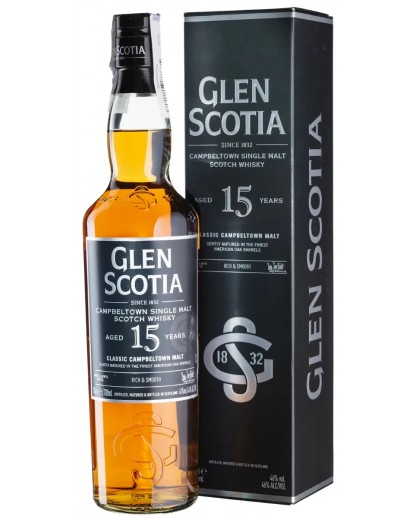 Виски Glen Scotia 15 Years в коробке 0,7л