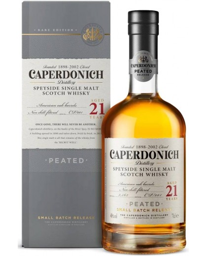 Виски Caperdonich Peated 21 Years 48% 0,7л