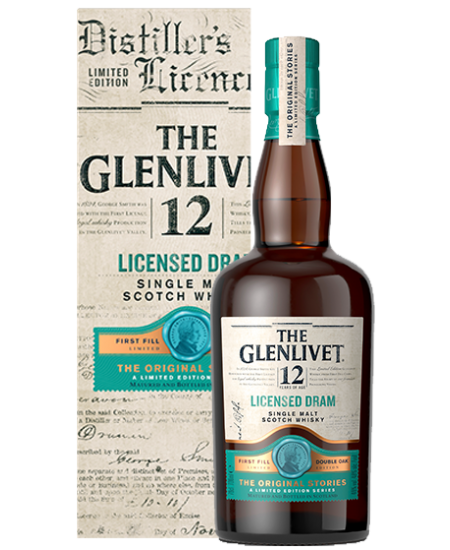 Віскі The Glenlivet 12 YO Licensed Dram Limited Edition 48% 0,7л