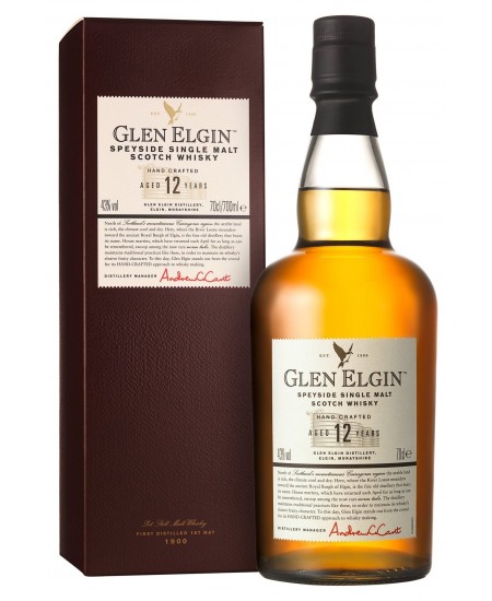 Виски Glen Elgin 12 Years 43% в коробке 0,7л