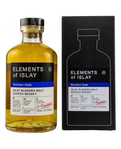 Виски Elements of Islay Bourbon Cask 54,4% 0,7л