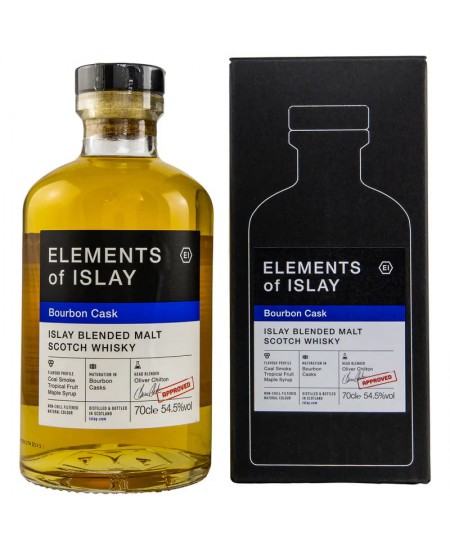 Виски Elements of Islay Bourbon Cask 54,4% 0,7л