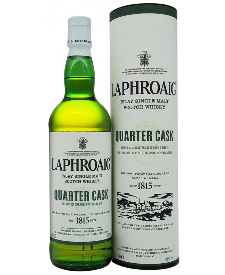 Виски Laphroaig Quarter Cask в тубусе 48% 0,7л
