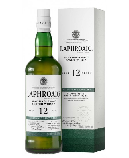 Виски Laphroaig 12 Year Old в коробке 0,7л