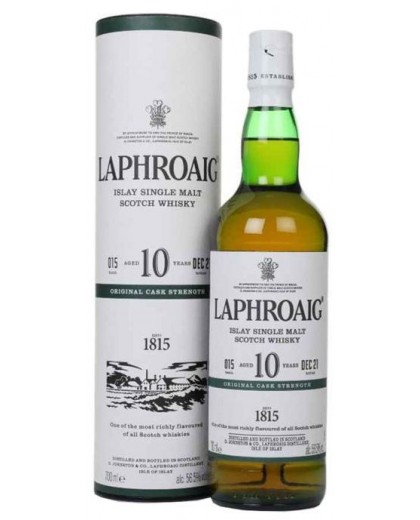 Виски Laphroaig 10 YO 56,5% Original Cask Strength #15 0,7л
