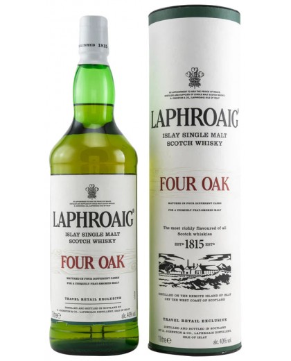 Виски Laphroaig Four Oak в тубусе 40% 1л