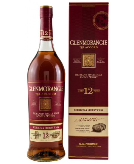 Виски Glenmorangie 12 YO The Accord в коробке 1л
