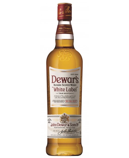 Виски Dewar's White Label Дьюарс Вайт Лэйбл 1л