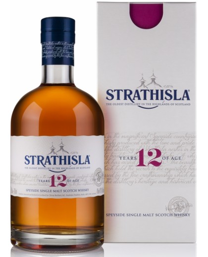 Виски Strathisla 12 Years Old, Стратайла 12 лет в коробке 1л