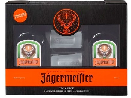 Лікер Jagermeister Егермейстер 2*0,5л + 2 Стопки