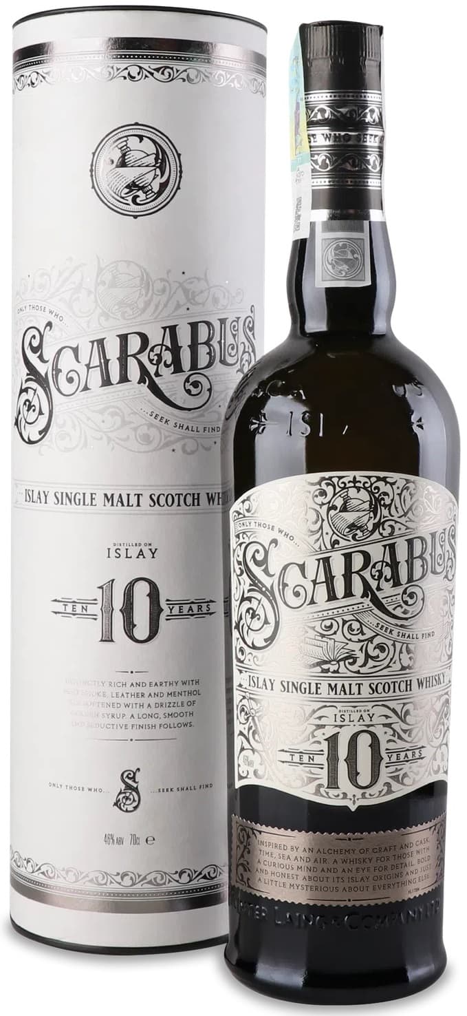 Виски Scarabus Islay 10 лет в тубусе 46% 0,7л