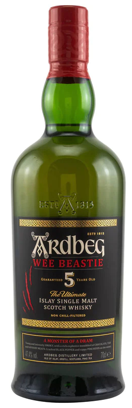 Виски Ardbeg Wee Beastie 5 лет в коробке 0,7л