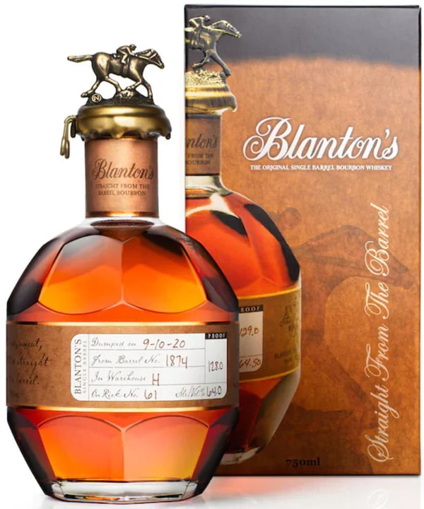 Виски Blanton's Straight from the Barrel 46,5% в коробке 0,7л