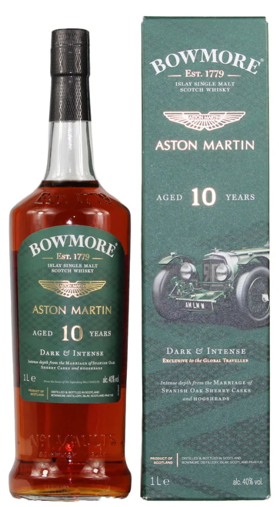 Виски Bowmore Aston Martin 10 лет в коробке 1л