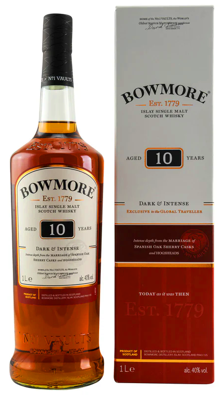 Виски Bowmore Боумор 10 лет 1л