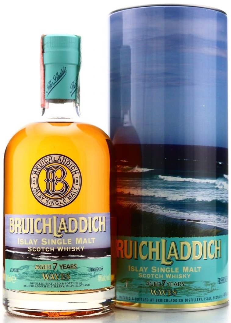 Виски Bruichladdich 7 YO Waves в тубе 0,7л