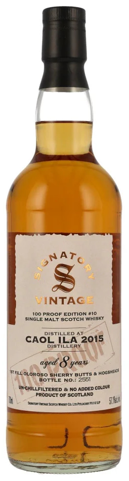Виски Caol Ila 8YO Signatory Vintage 57,1% 0,7л