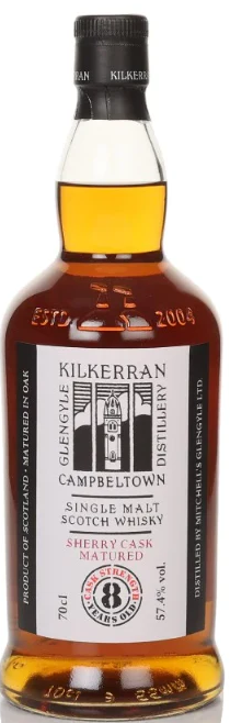 Виски Kilkerran Cask Strength 8 Year Old 57,4% 0,7л