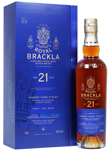 Виски Royal Brackla 21 YO Single Malt Whisky 0,7л