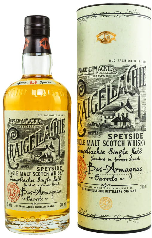 Віскі Craigellachie 13 Years Armagnac Cask Finish у тубусі 0,7л