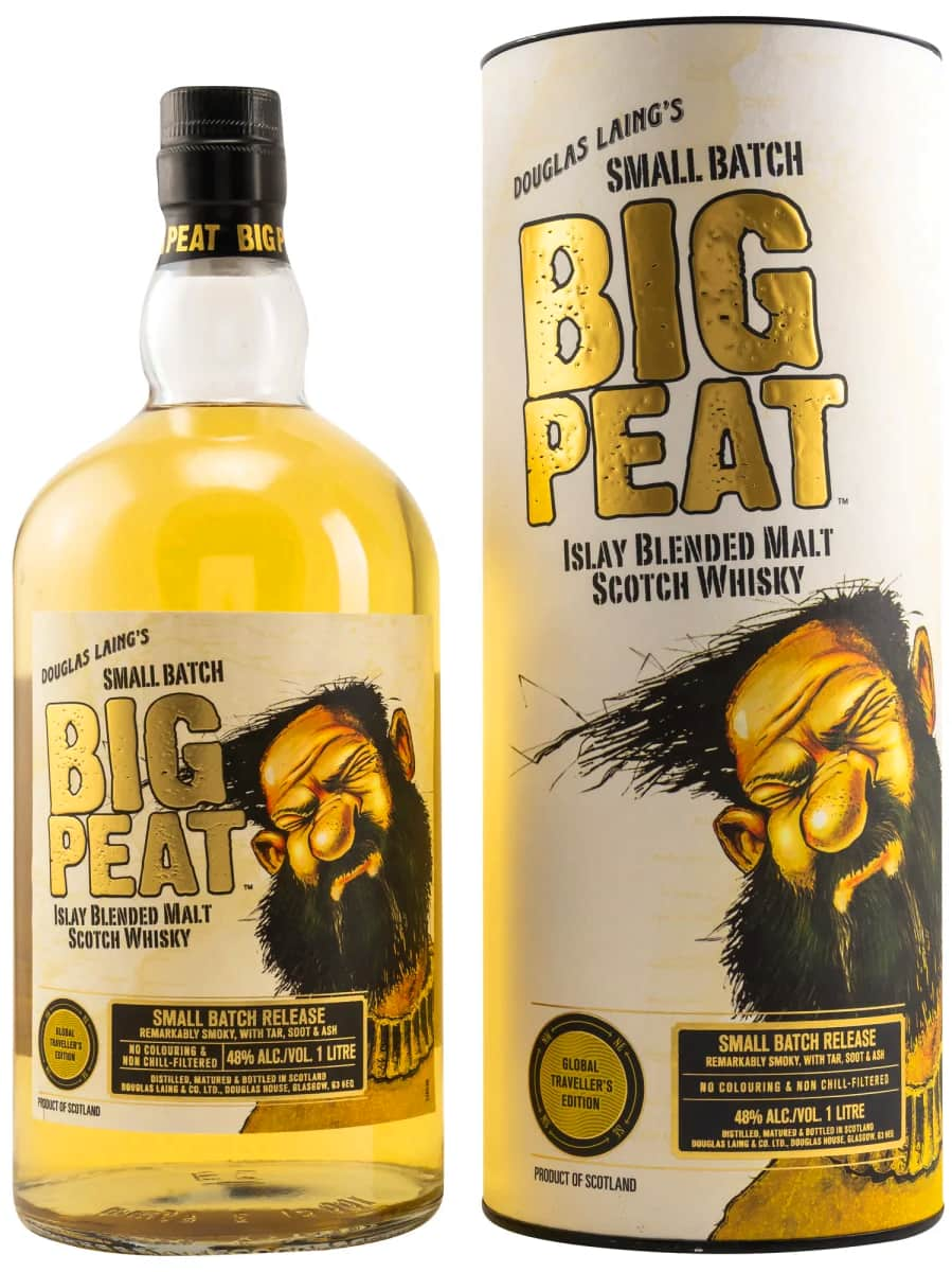 Виски Big Peat Islay Blended Malt 48% 1л