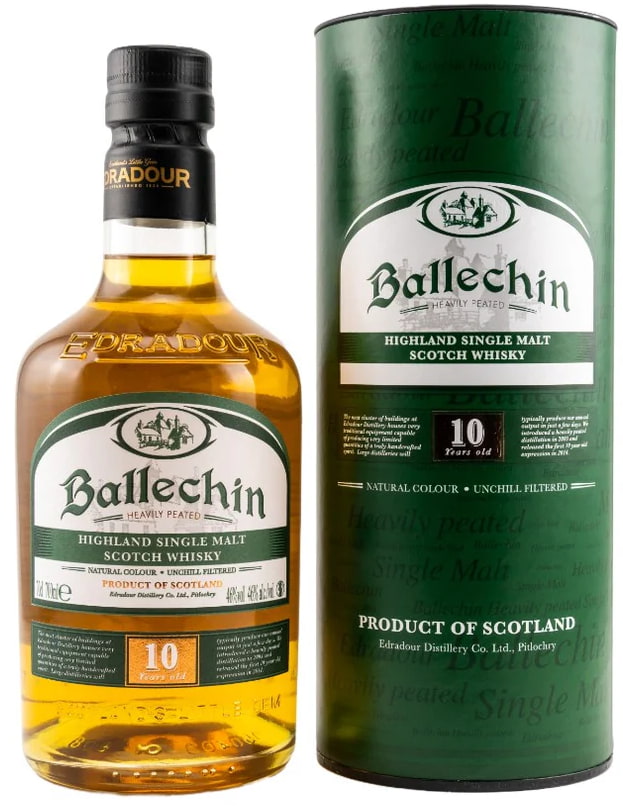 Віскі Edradour Ballechin 10 YO 46% у тубі 0,7л