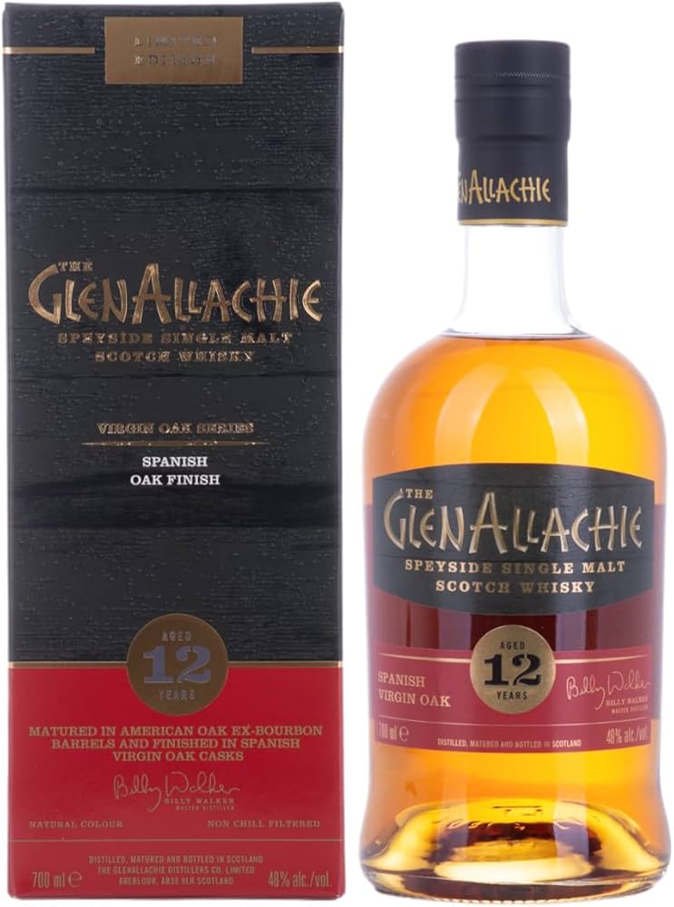 Віскі GlenAllachie 12 лет Spanish Oak 48% 0,7л