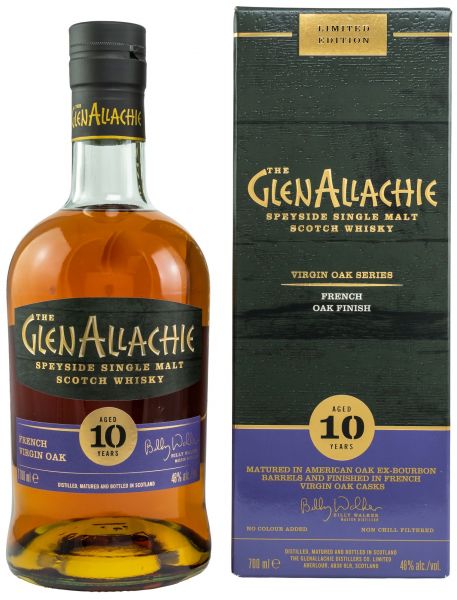 Виски GlenAllachie ГленАллаки 10 Years French Oak Virgin 48% 0,7л