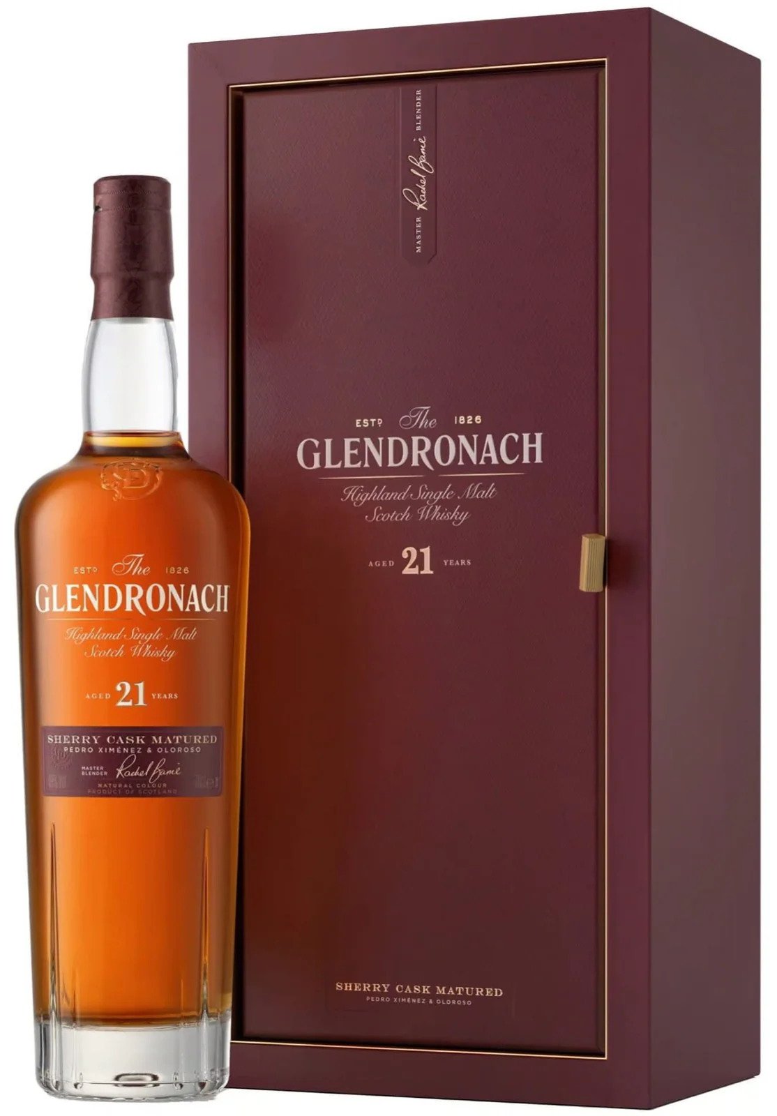Віскі GlenDronach 21 Years 48% у тубусі 0,7л