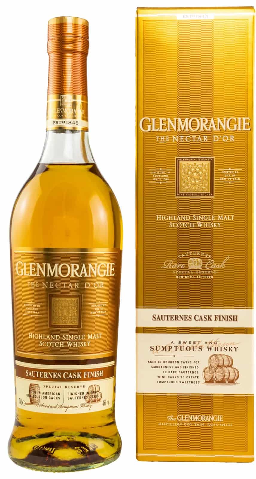 Виски Glenmorangie Nectar D'OR в коробке 46% 0,7л