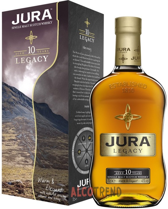 Віскі Isle Of Jura 10 YO Острів Юра 10 років 1л