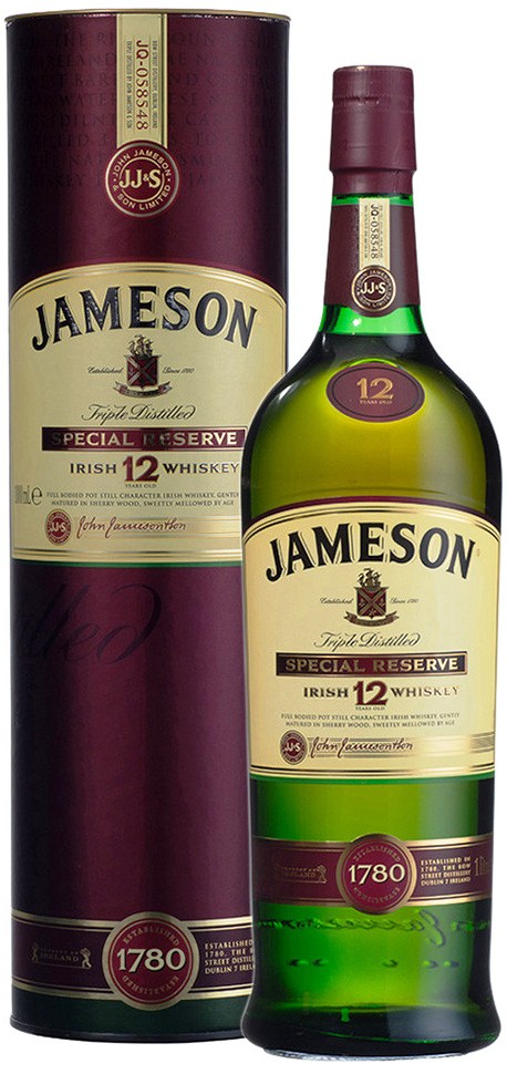 Виски Jameson Джемесон 12YO в тубе 1л